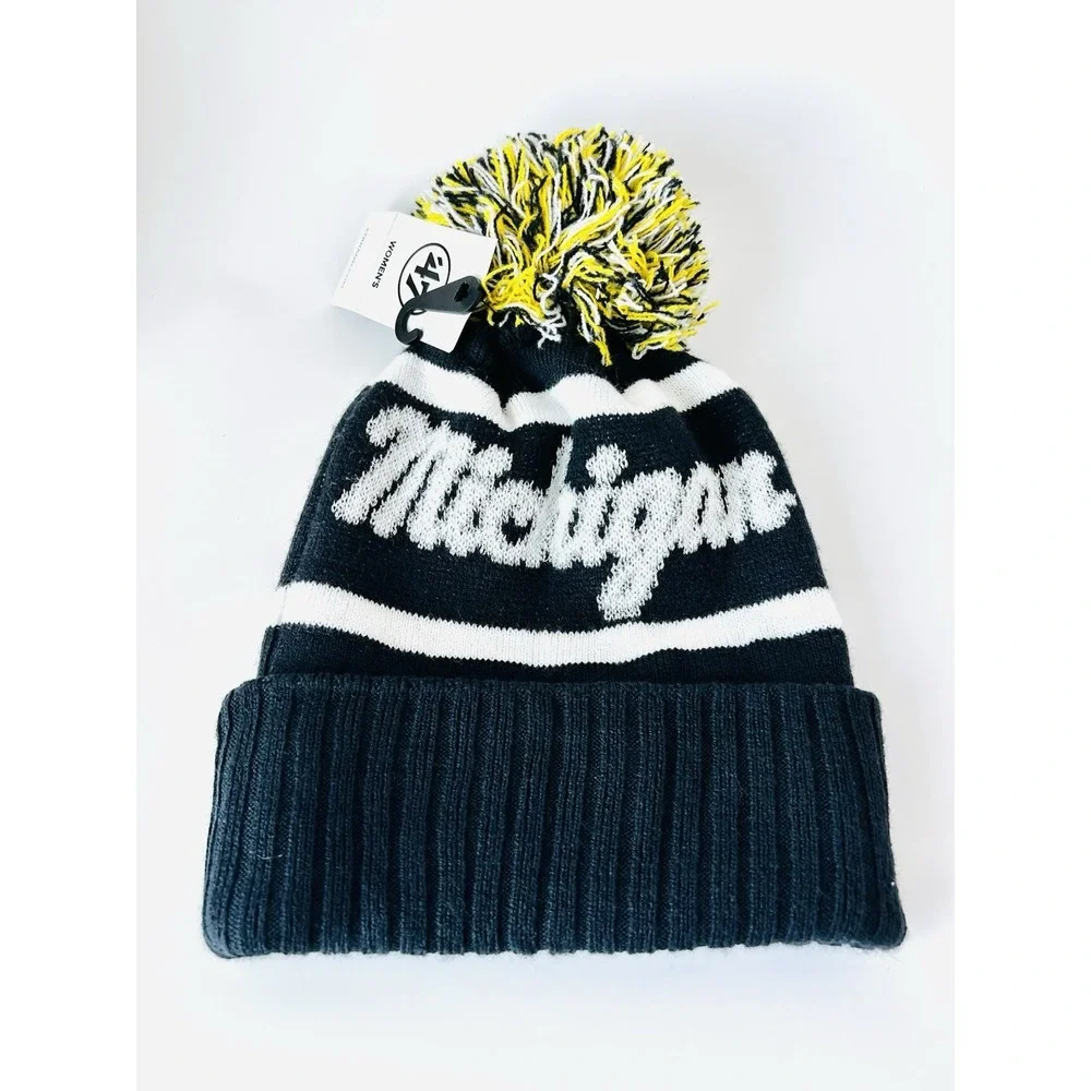 Michigan '47 Women's Spirited Cuff Knit Beanie Winter Cap NEW With‎ Tags